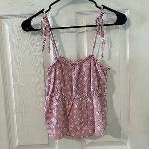 Pacsun LA hearts Pink Floral top